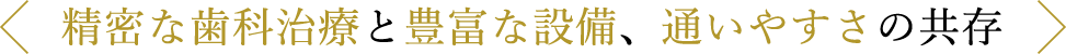 精密な歯科治療